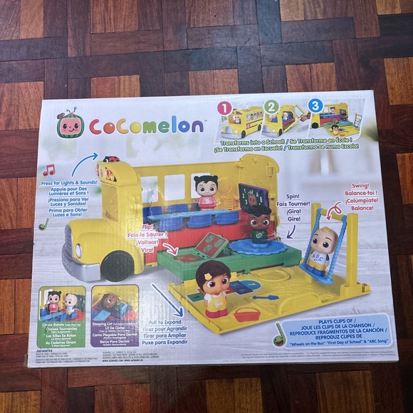 CoComelon Transforming School Time Bus - Lights and Sounds - 3 Favorite... - Picture 5 of 5